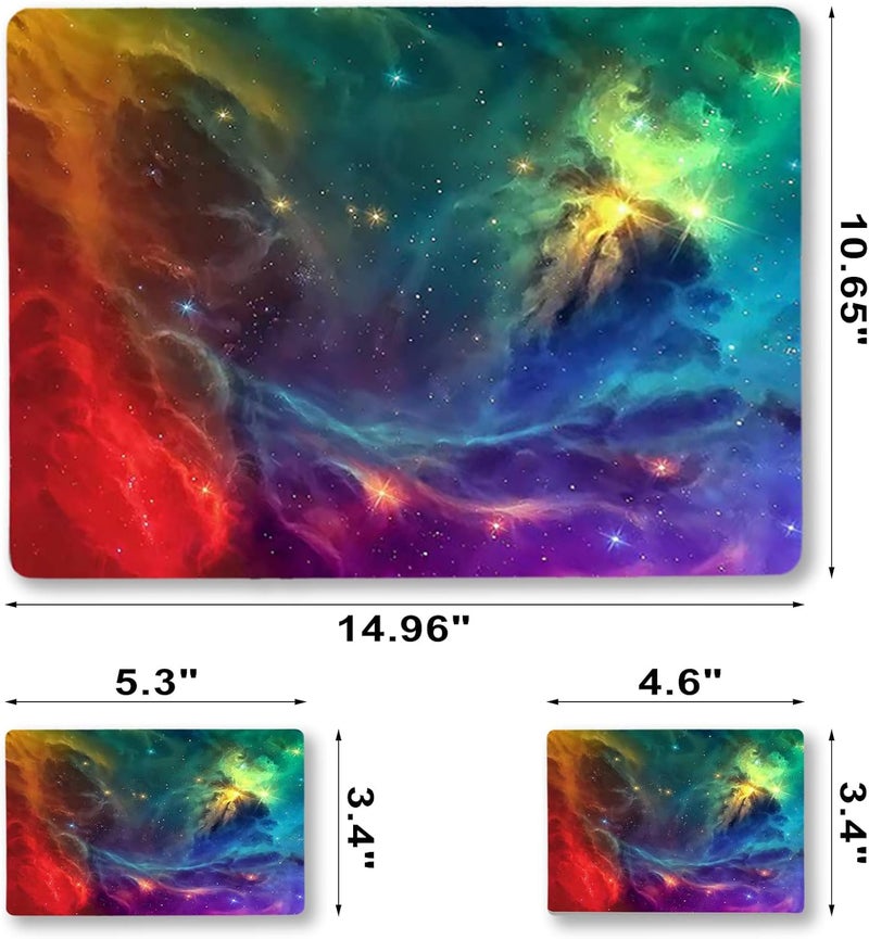ARTSO 15.6 inch Laptop Notebook Skin Sticker Universal Soft Art Cover Decal Fits 12 13 13.3 14 15 15.4 15.6 inch Laptop Protector,Easy to Apply, Reusable, Color Nebula Galaxy - Image 4